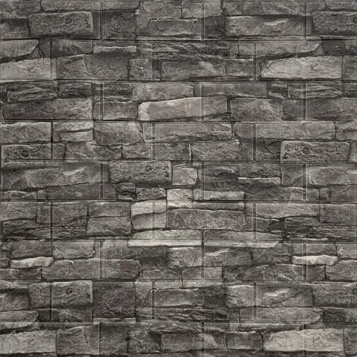 Vista 8 de Yutianli Paneles de pared autoadhesivos 3D de 7 mm de grosor anticolisión, 10 unidades, 57 pies cuadrados, panel de pared de espuma antigua, paneles