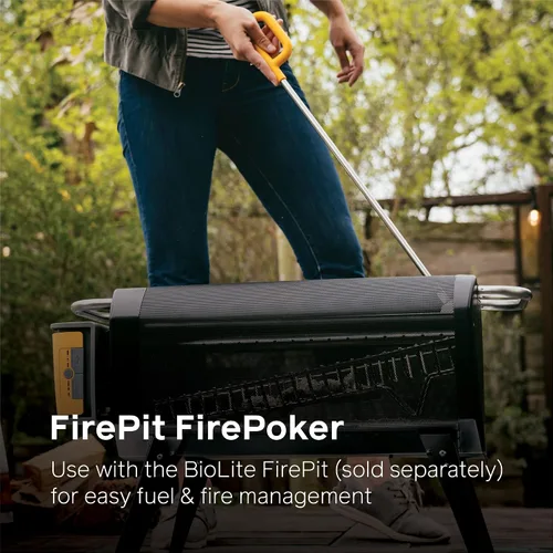 Vista 2 de BioLite, FirePoker, acero inoxidable de 23" para una fácil gestión del combustible y el fuego