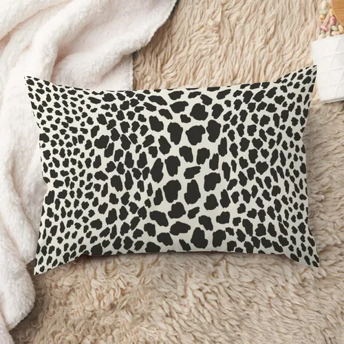 Vista 44 de ArogGeld Funda de cojín con flores verdes y blancas con flores grises y negras y hojas verdes en estilo chinoiserie, funda de almohada cuadrada