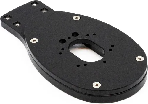 Vista 22 de Negro - Placa modular para soportes que terminan en M1 o M2 para adaptarse a cámaras térmicas FLIR M o Ray T Series Sin