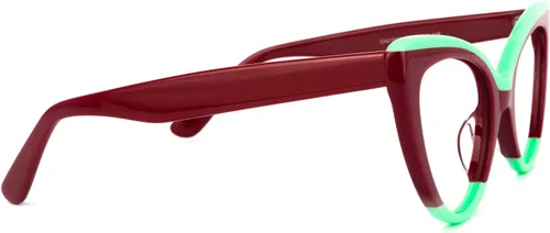 Vista 4 de Zeelool Gafas de bloqueo de luz azul con estilo ojo de gato para mujer 100% protección UV400 Claudette ZOA01968