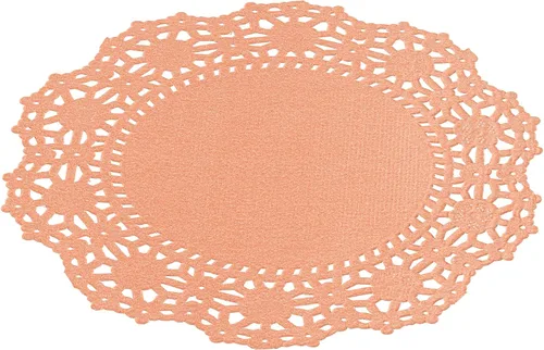 Vista 16 de Restaurantware Pastry Tek Blondas de Encaje de 4 x 4 Pulgadas 100 Vajilla Decorativa - Blondas de Mesa Desechables Redondas de Papel Negro
