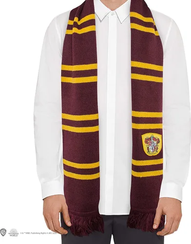 Vista 3 de Bufanda de Harry Potter 74 pulgadas tela ultra suave bolsa zip de Cinereplicas Algodón Gryffindor talla única