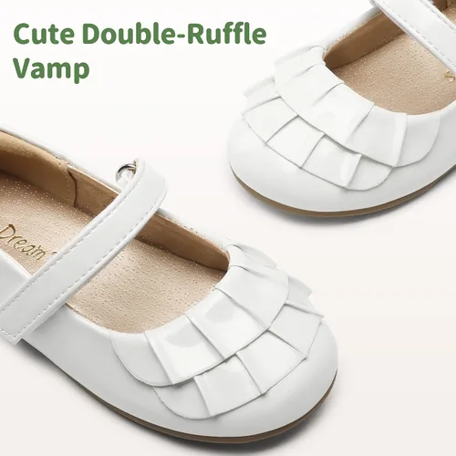 Vista 3 de DREAM PAIRS Zapatos de vestir Mary Jane para niñas pequeñas