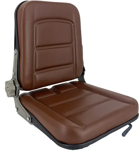 Vista 9 de Reemplazo de asiento de suspensión universal ajustable impermeable resistente para tractor, carretilla elevadora, excavadora, cargadora deslizante
