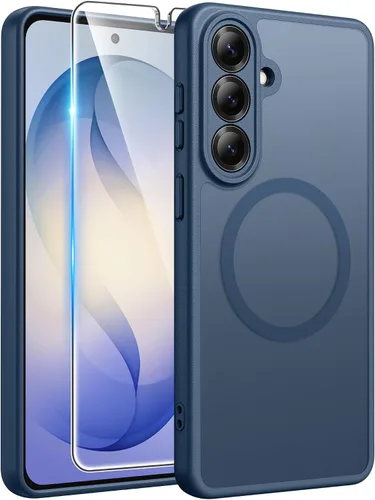 Vista 112 de FNTCASE - Funda para iPhone 16 Pro: magnética, mate, translúcida, de grado militar, protectora contra caídas, resistente, fina, duradera y a prueba