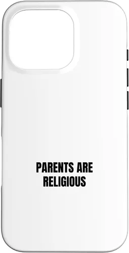 Vista 20 de iPhone 16 Parents are religious Case