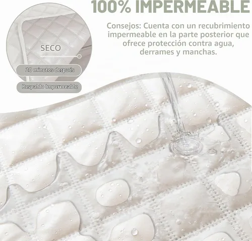 Vista 4 de HDCAXKJ Fundas impermeables para sofá modular, acolchadas de terciopelo, 2 piezas, en forma de L, lavables, gruesas, antideslizantes, con protector
