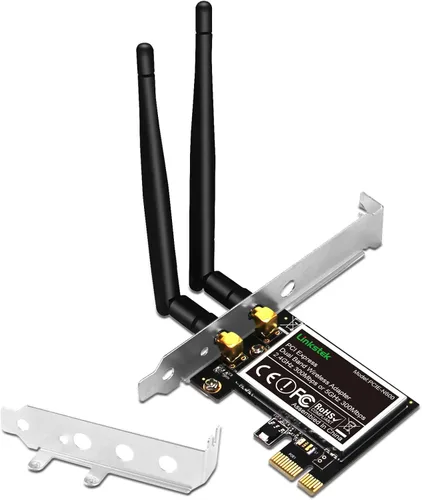 Vista 8 de PCIE-N600 Wireless N 600Mbps (2.4GHz 300Mbps y 5GHz 300Mbps) Adaptador WiFi PCIE, tarjeta WiFi PCIE, adaptador de red inalámbrica QUALCOMM Atheros