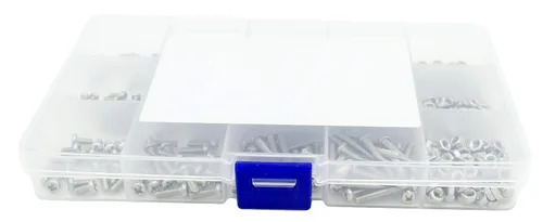 Vista 7 de Kit surtido de tornillos de máquina Phillips de acero inoxidable M2 M2.5 M3, 480 unidades, 12 tamaños