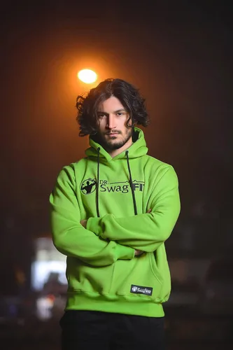Vista 3 de Dr. SwagFit Sudadera clásica unisex para adultos