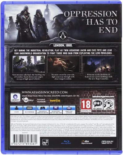 Vista 3 de Assassin's Creed Syndicate (PS4)
