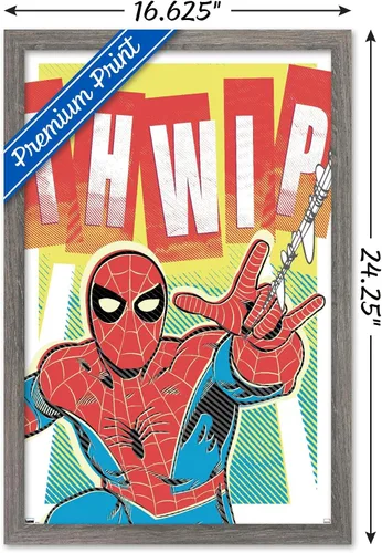 Vista 3 de Trends International Marvel Comics Spider-Man - Póster de pared Thwip