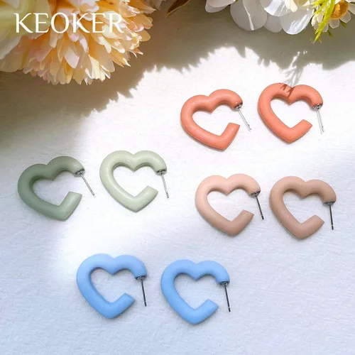 Vista 5 de Keoker Cortadores de arcilla para joyas de arcilla polimérica, cortadores de arcilla polimérica de aro para fabricación de joyas, 5 formas