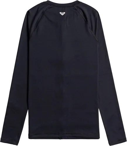 Vista 12 de Roxy Camiseta de manga larga con cremallera para mujer Essentials, Negro