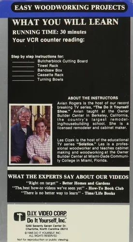 Vista 2 de Easy to Build Woodworking Projects VHS