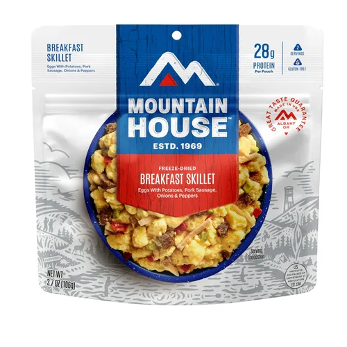 Vista 2 de Mountain House Galletas y salsa Alimentos liofilizados para mochileros y campamentos 2 porciones