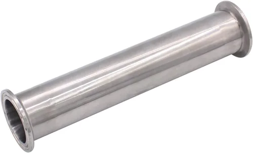 Vista 10 de DERNORD Tubo de carrete sanitario con extremos de abrazadera, tubo redondo sin costuras SS304 con brida de virola de 1.988 in con triple abrazadera