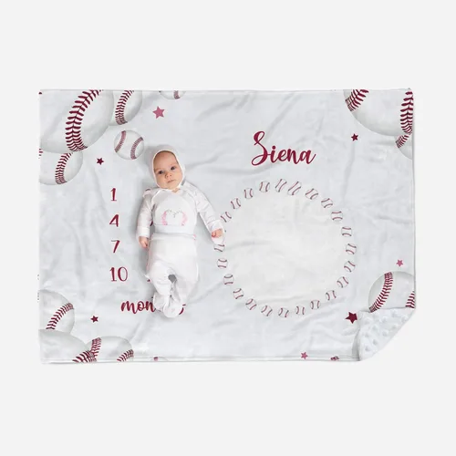 Vista 11 de Manta de hito mensual personalizada para bebé, nombre personalizado con fondo de fotografía de diseño de ganado de las tierras altas, manta de felpa
