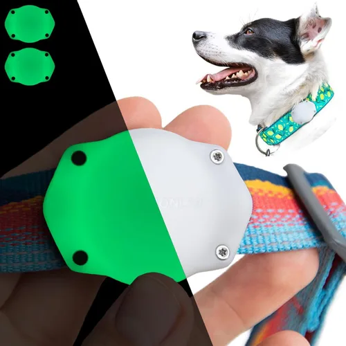 Vista 9 de Elevation Lab TagVault AirTag - Soporte para collar de perro (individual) - IP69 impermeable, no cuelga, se adapta a todos los collares de ancho