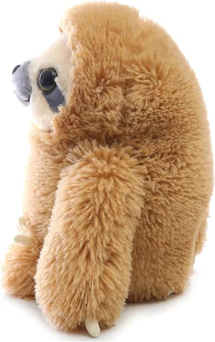 Vista 4 de Juguete de peluche Winsterch para niños de oso perezoso, regalo, perezoso color café de 15.7 pulgadas