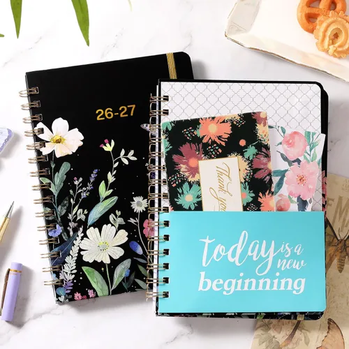 Vista 8 de Planner 2026-2027 - Weekly & Monthly Planner, Academic Planner 2026-2027 BLACK-67