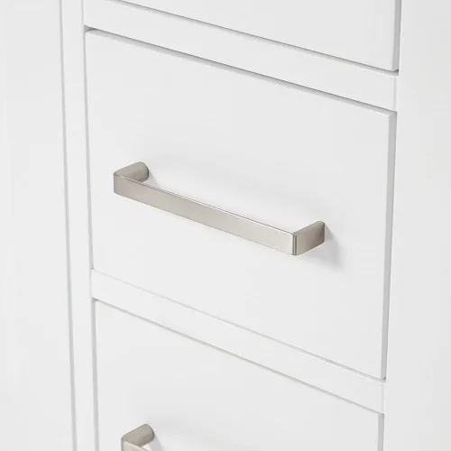 Vista 14 de ARIEL Cambridge - Mueble de baño de 42 pulgadas con fregadero, madera maciza, encimera y protector contra salpicaduras de cuarzo blanco puro de 1.5