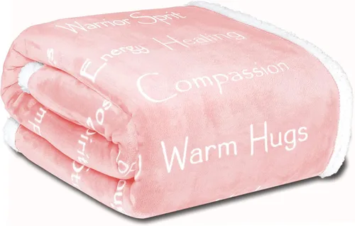 Vista 12 de Manta súper suave de regalo para mujeres u hombres - Luz y amor, compasión, recuperación pronto, positividad, coraje, inspiración, curación, apoyo