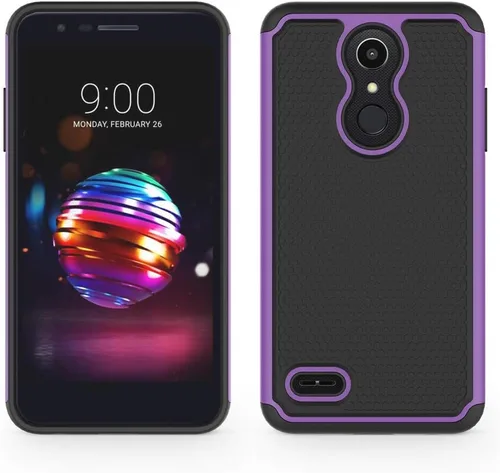 Vista 3 de Funda de teléfono a prueba de golpes para K10 2018 [púrpura]