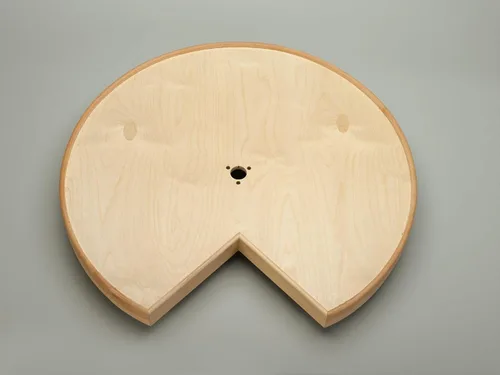 Vista 8 de Rev-A-Shelf Natural 32 Wood Kidney Lazy Susans 2 estantes, estándar