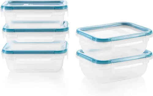 Vista 5 de Snapware Total Solution - Juego de 10 recipientes de plástico para almacenamiento de alimentos y solución total, 10 recipientes de plástico