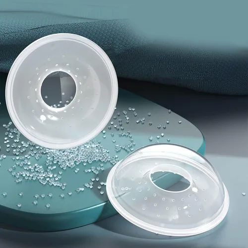 Vista 8 de Yuly Colector de leche de silicona para mamás lactante, protector de pezones para mamá, protector de pezones reutilizable, 2 unidades de conchas