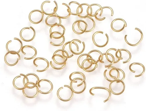 Vista 38 de HDSupplies 100 piezas - 4mm de argollas de acero inoxidable 304 de tono negro - Calibre 22 (espesor de 0.6mm)