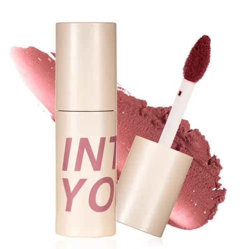 Vista 21 de INTO YOU Lápiz labial mate, Super Stay para mujer, tinte de labios de larga duración, impermeable, barro de labios, suave y ligero, mousse de C1