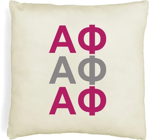 Vista 41 de sockprints Alpha Chi Omega - Funda de almohada con letras griegas de 18 x 18 pulgadas, fundas de almohada para hermandad de hermandad, almohada