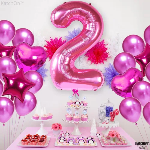 Vista 565 de KatchOn Globo negro del número 1 de 40 pulgadas, globo de feliz cumpleaños Large Mylar Number One Balloon for 1st Birthday Decorations, Foil