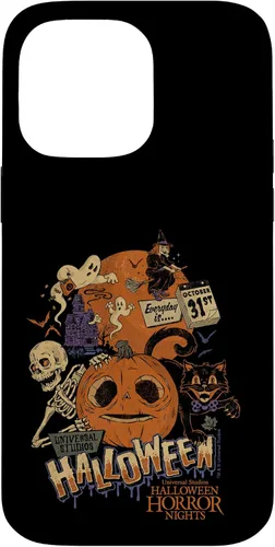 Vista 21 de Halloween Horror Nights Lil Boo - Carcasa de calabaza para iPhone 17