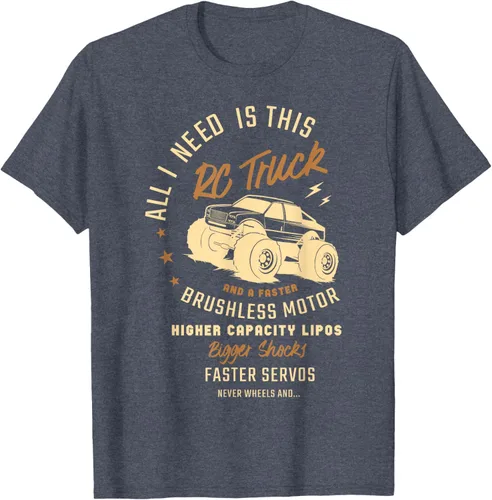 Vista 32 de Todo lo que necesito es este camión RC y una camiseta sin escobillas más rápida RC Motor Negro