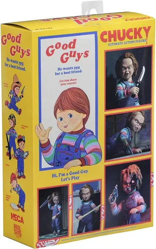 Vista 7 de Figura de acción de Chucky en escala, 4 pulgadas, marca NECA