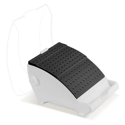 Vista 8 de Annhua - Bloque dental negro de 142 agujeros, soporte para broas, organizador dental de plástico con funda para aguja, fresa, lima