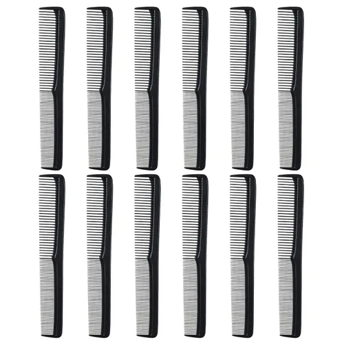 Vista 12 de Styling Gear Juego de 150 peines de peluquería para hombres, peines para mujeres, peines para estilista, barba, bigote, peine de bolsillo, fabricado