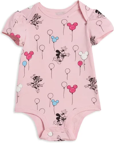 Vista 3 de Disney Body unisex de algodón elástico orgánico de manga corta para bebé (paquete de 3)