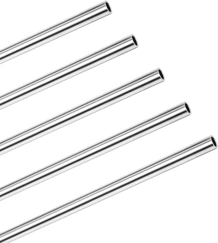 Vista 10 de Tubo de acero inoxidable OD 316 de 1 pulgada de longitud, tubo de acero recto redondo de 12 pulgadas de largo, tubo de metal industrial (2 piezas)
