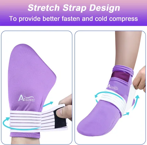 Vista 5 de Atsuwell Artículos Esenciales de Quimioterapia para Mujeres y Hombres, Guantes y Calcetines de Quimioterapia para Neuropatía, Calcetines