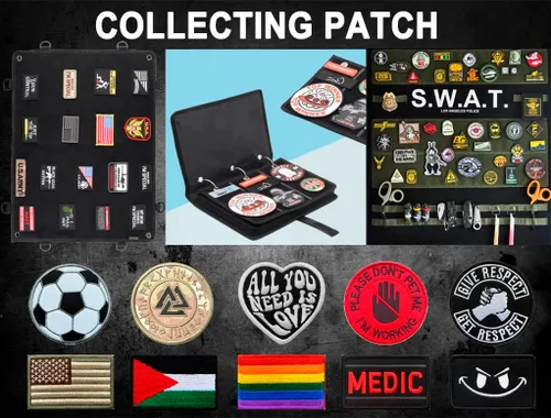 Vista 7 de 2 piezas All You Need is Coffee Hook & Loop Patch Funny Fastener Tactical Colorful Emblema bordado Aplique militar extraíble para ropa, sombreros