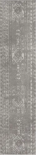 Vista 66 de Unique Loom Lennon Collection - Alfombra de área Zal (2 pies x 3 pies 1 pulgada, rectangular, gris y marfil)
