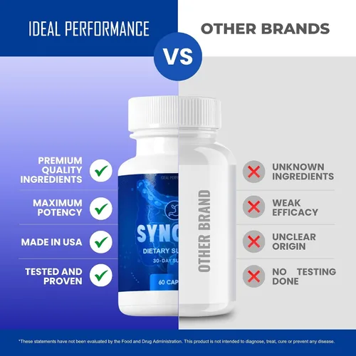 Vista 5 de IDEAL PERFORMANCE Synogut Pills Suplemento dietético para la salud intestinal (3 botellas)