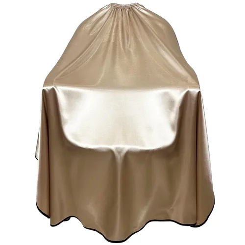 Vista 12 de Pelocapa Capas de peluquería para clientes, capas de corte de tinte para el cabello con ganchos elásticos, impermeable, ligero, satinado brillante
