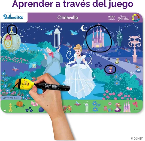 Vista 4 de Skillmatics Juguete preescolar de búsqueda y búsqueda - Princesa de Disney