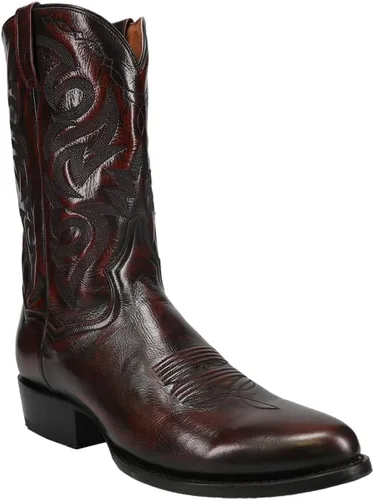 Vista 2 de Dan Post Botas Milwaukee con punta redonda para hombre, color negro, Negro